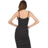 Forever 21 Women’s Rib Midi Dress with Slight Scoop(Black)