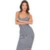 Forever 21 Women’s Rib Midi Dress with Slight Scoop(Navy)