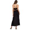 Forever 21 Women’s Spaghetti Strap Dress with Tie(Black)