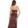 Forever 21 Women’s Spaghetti Strap Dress with Tie(Brown)
