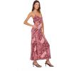 Forever 21 Women’s Spaghetti Strap Dress with Tie(Burgundy)