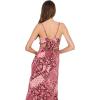 Forever 21 Women’s Spaghetti Strap Dress with Tie(Burgundy)