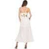 Forever 21 Women’s Spaghetti Strap Dress with Tie(Ivory)
