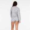 Forever 21 Women’s Sweater & Knit Shorts Set(Heather Grey)
