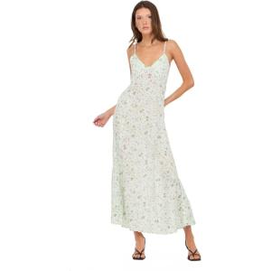 Forever 21 Women’s Spaghetti Strap Dress with Tie(Green)