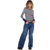 Forever 21 Women’s Boatneck Sweater with High Rib Start(Navy)