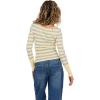 Forever 21 Women’s Boatneck Sweater with High Rib Start(Yellow)