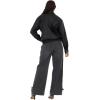 Forever 21 Women’s Bomber Jacket With Zip Front Faux Leather Outerwear(Black)