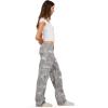 Forever 21 Women’s Cargo Denim Pant(Grey)