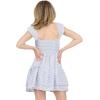 Forever 21 Women’s Double-layer Romper With Smocked Waist(Navy)
