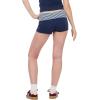 Forever 21 Women’s Fold Over Mini Short with Screen Print(Navy)