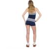 Forever 21 Women’s Fold Over Mini Short with Screen Print(Navy)