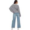 Forever 21 Women’s Long Sleeve Crew Neck Top(Blue)