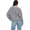 Forever 21 Women’s Long Sleeve Crew Neck Top(Blue)