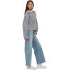 Forever 21 Women’s Long Sleeve Crew Neck Top(Blue)