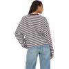 Forever 21 Women’s Long Sleeve Crew Neck Top(Brown)