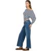 Forever 21 Women’s Long Sleeve Off-Shoulder Dolman Top with Banded Bottom(Navy)