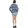 Forever 21 Women’s Oversized Polo Style Shirt(Blue)