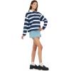 Forever 21 Women’s Oversized Polo Style Shirt(Blue)