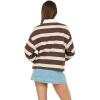 Forever 21 Women’s Oversized Polo Style Shirt(Brown)