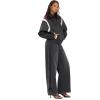 Forever 21 Women’s Oversized Pu Jacket With Self Patch Details(Black)