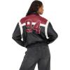 Forever 21 Women’s Oversized Pu Jacket With Self Patch Details(Black)