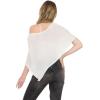 Forever 21 Women’s Poncho Top with Asymmetrical Hem(Ivory)