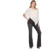 Forever 21 Women’s Poncho Top with Asymmetrical Hem(Ivory)