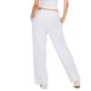 Forever 21 Women’s Wide Leg Jogger Pants with Patch Details(Heather Grey)