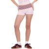 Forever 21 Women’s Fold Over Mini Short with Screen Print(Pink)