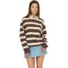 Forever 21 Women’s Oversized Polo Style Shirt(Brown)