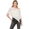 Forever 21 Women’s Poncho Top with Asymmetrical Hem(Ivory)