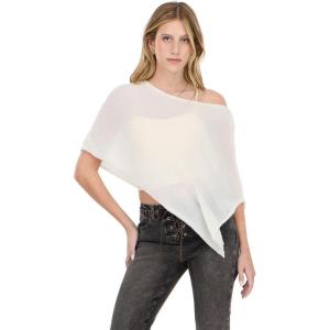 Forever 21 Women’s Poncho Top with Asymmetrical Hem(Ivory)