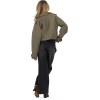 Forever 21 Women’s Cropped Trench Jacket With Double-breasted Closure(Green)