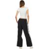 Forever 21 Women’s Wide Leg Nylon Pants with Bow Details(Black)