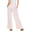 Forever 21 Women’s Wide Leg Nylon Pants with Bow Details(Pink)