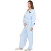 Forever 21 Women’s Zip-up Hoodie With Graphic Patches Soft Fleece Sweatshirt(Blue)