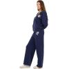 Forever 21 Women’s Zip-up Hoodie With Graphic Patches Soft Fleece Sweatshirt(Navy)
