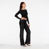 Forever 21 Women’s Flare Pant with Sequins(Black)