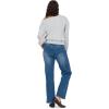 Forever 21 Women’s Off the Shoulder Sweatshirt With Screens & Embroidery(Light Heather Grey)