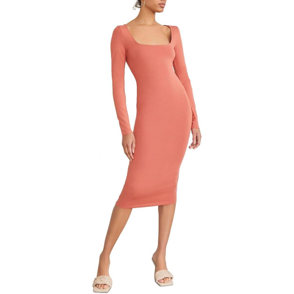 image:imageForever 21 Womens Bodycon LongSleeve DressRust