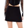 Forever 21 Women’s A-line Mini Skirt(Black)
