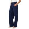 Forever 21 Women’s Baggy Mid-Rise Jeans(Dark Denim)