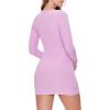 Forever 21 Women’s Bodycon Mini Dress(Lavender)