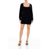Forever 21 Women’s Cable Knit Sweater Dress & Shrug Set(Black)