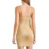 Forever 21 Women’s Cowl Neck Cami Mini Dress(Cappuccino)