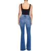 Forever 21 Women’s Curvy High-Rise Flare Jeans(Medium Denim)