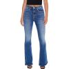Forever 21 Women’s Curvy High-Rise Flare Jeans(Medium Denim)
