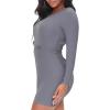 Forever 21 Women’s Cutout-Back Mini Dress(Blue)