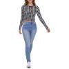 Forever 21 Women’s Gingham Cardigan Sweater(Black)